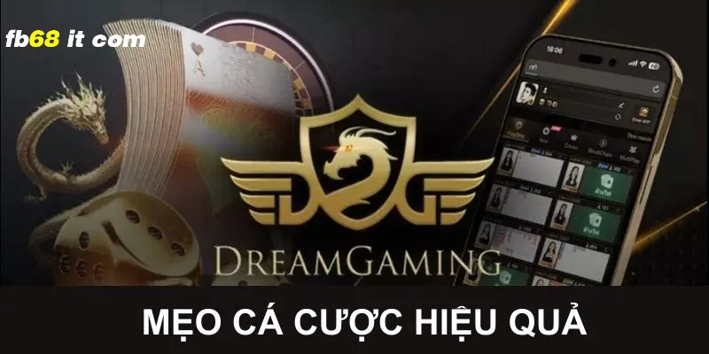 Bí kíp cá cược hiệu quả tại sảnh Dreamgaming fb68