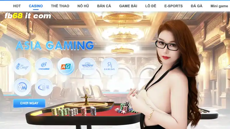 Casino fb68 là sảnh cá cược đẳng cấp không thể bỏ qua