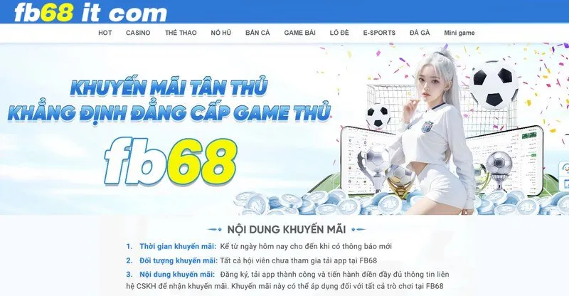 Giftcode fb68 dành tặng cho thành viên mới tham gia