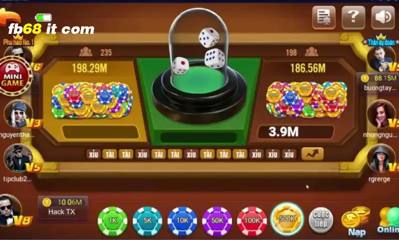 Tài xỉu tại casino fb68 rất được hội viên yêu thích