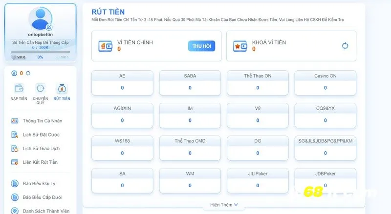 Tuân thủ các điều khoản và điều kiện trước khi rút tiền 