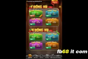 Tung đồng xu fb68 game cổ điển với điểm nhấn riêng