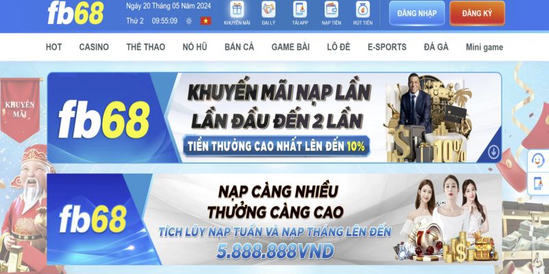 Khám phá chương trình khuyến mãi mới nhất từ FB68